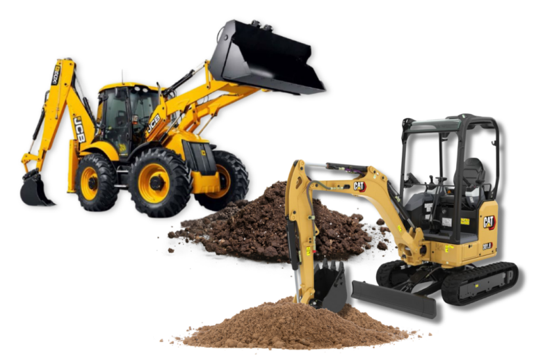 מחפרון מול מיני באגר – מה עדיף ומתי